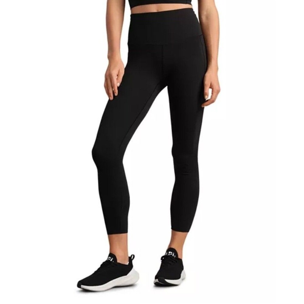 Rhone Women's Revive 7/8 Pocket Legging Size Large Black Stretch Compression